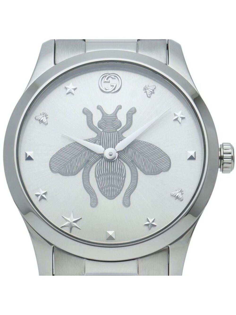 Gucci G-Timeless Watch 126.4 SS Silver
